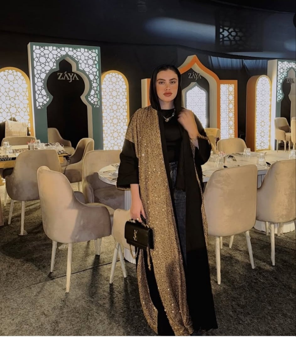Velvet mix kaftan