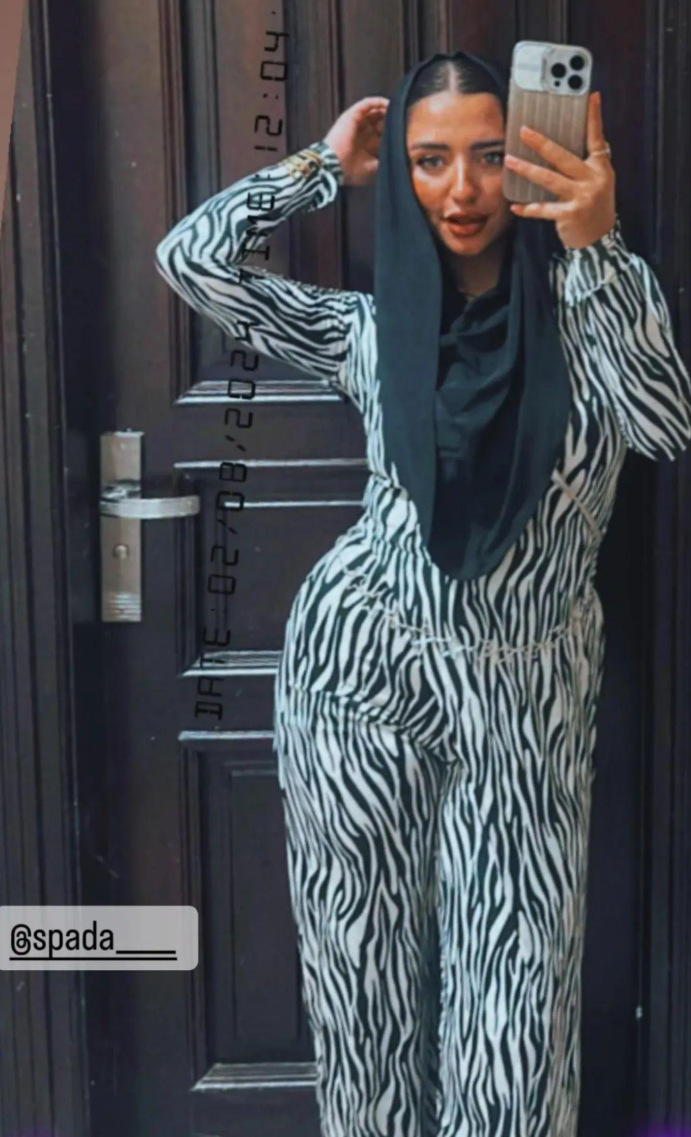 Zebra hooded set