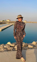 Cheetah maxi dress