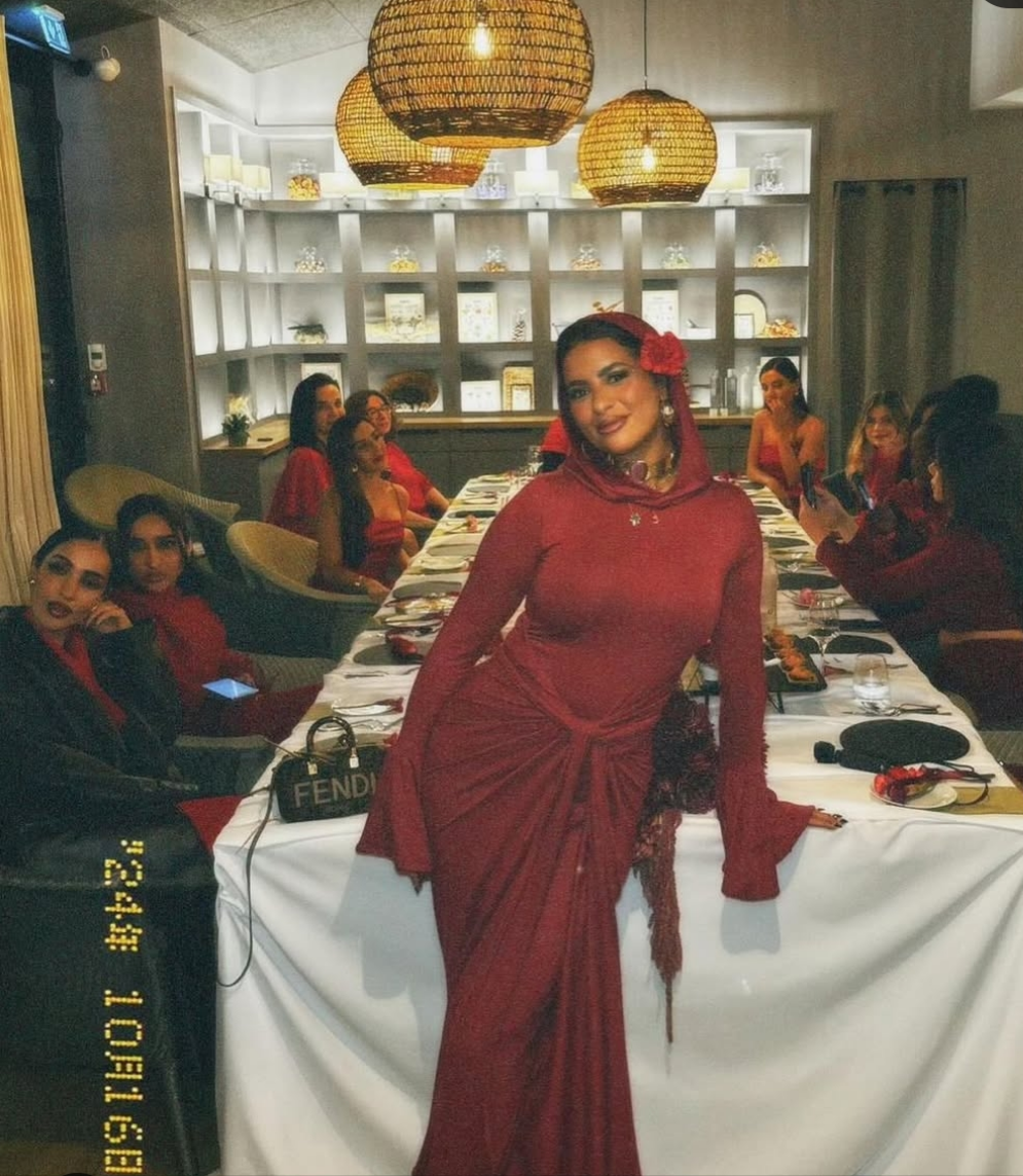 Maroon mii maxi dress