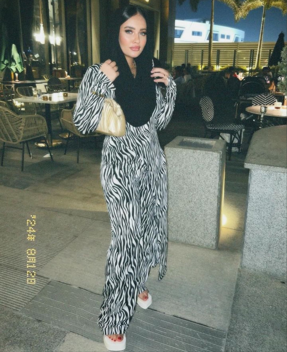 Zebra hooded set