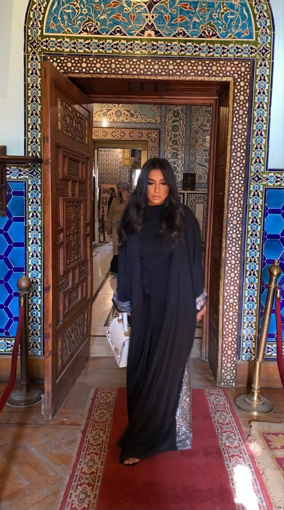 Black&silver kaftan