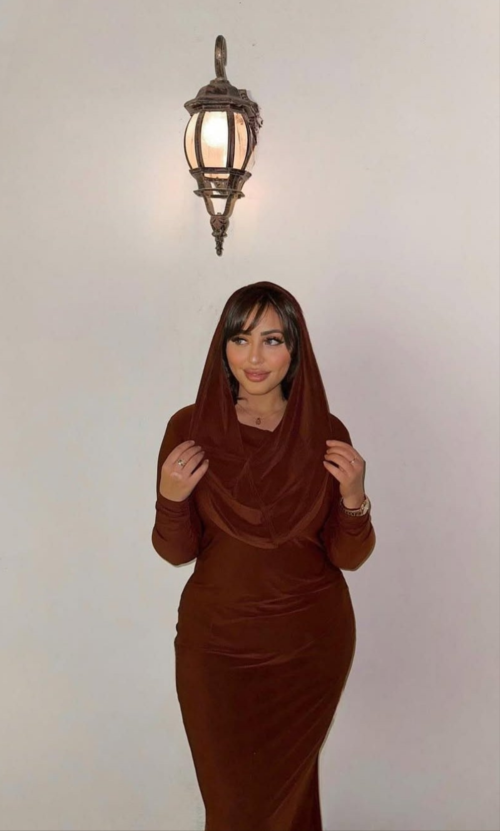 Maxi hooded dress