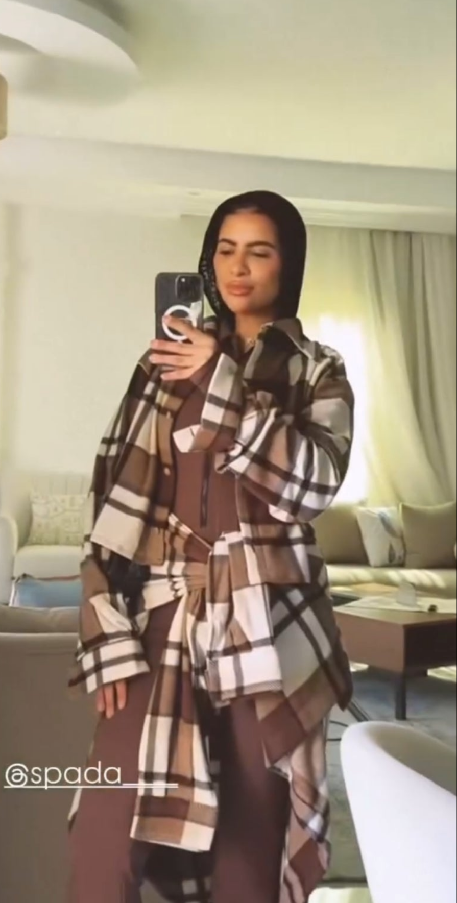 Maxi wraparound shirt