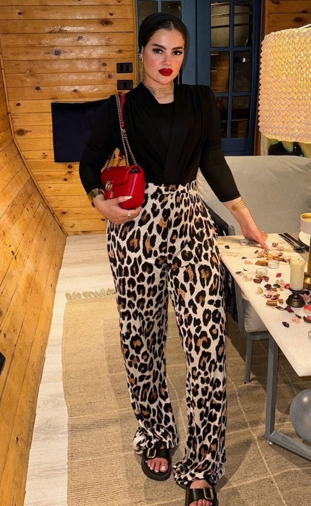 Cheetah pants