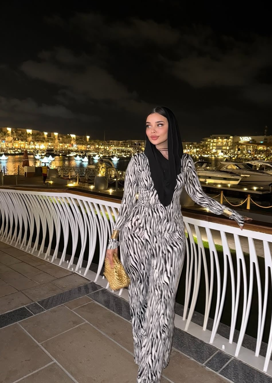 Zebra hooded set