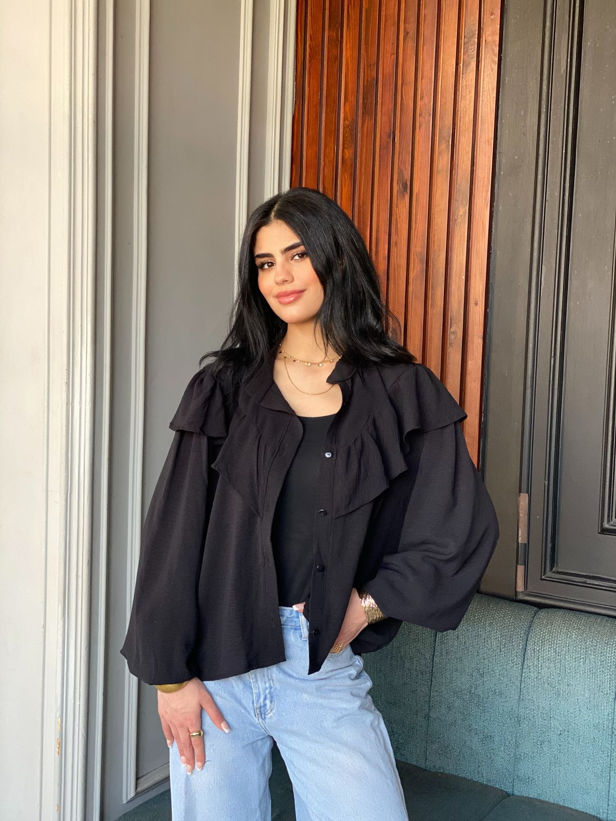 Deixaa cropped shirt