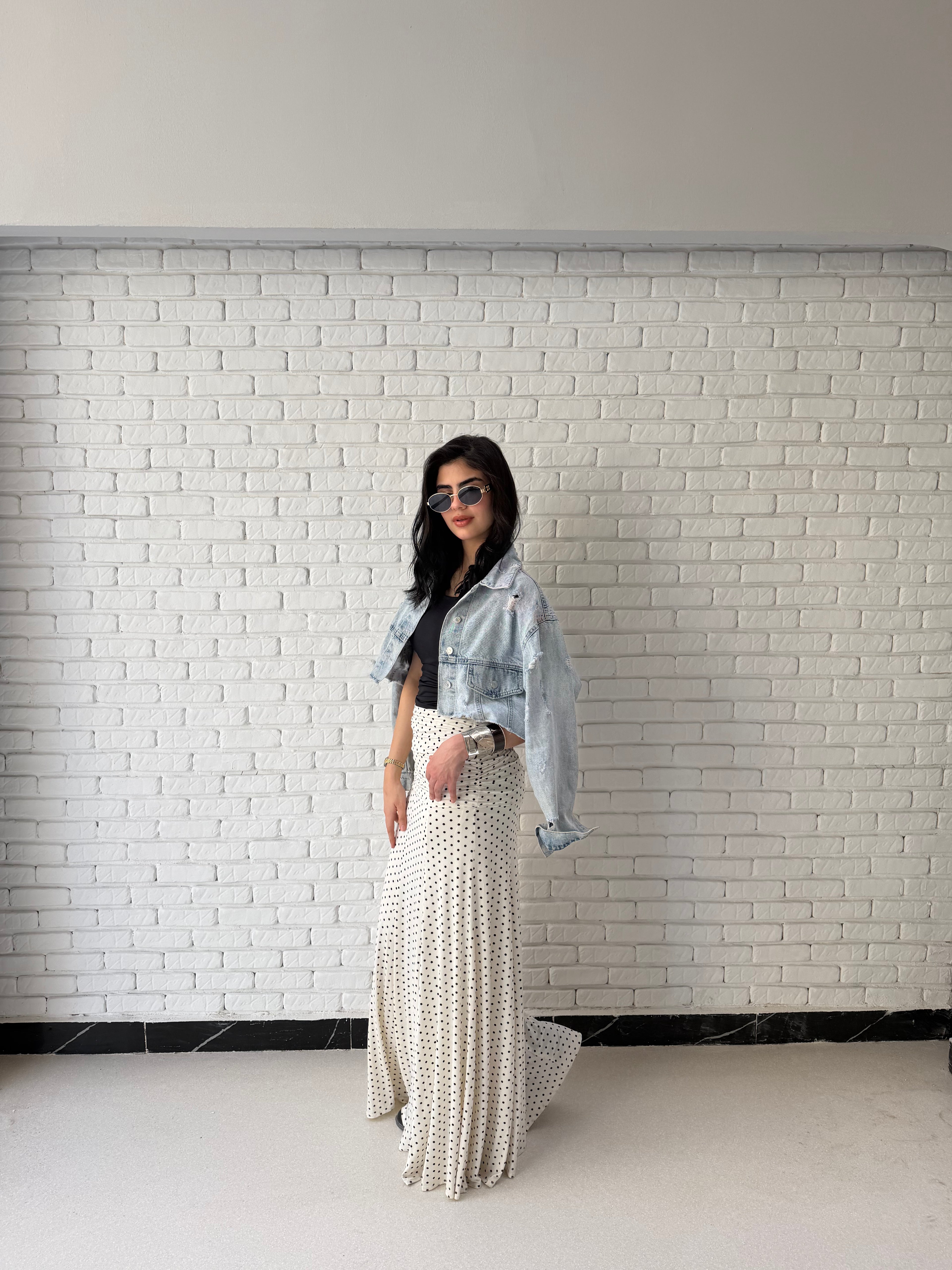 Leen white skirt