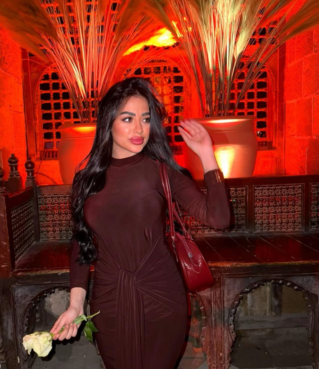 Dark chocolate dress