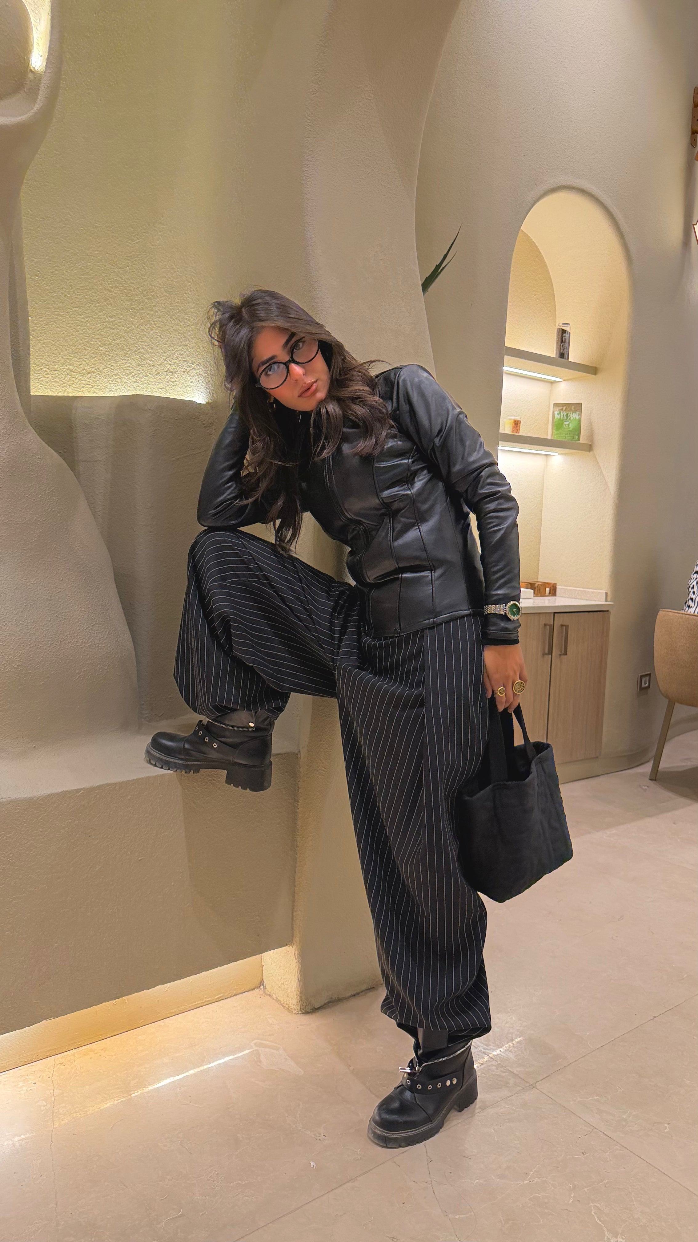 Midnight Pinstripe Pants