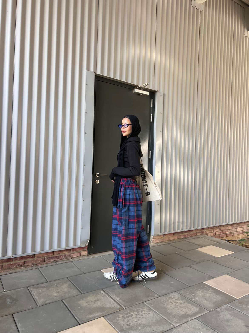 Blue Carreaux pants