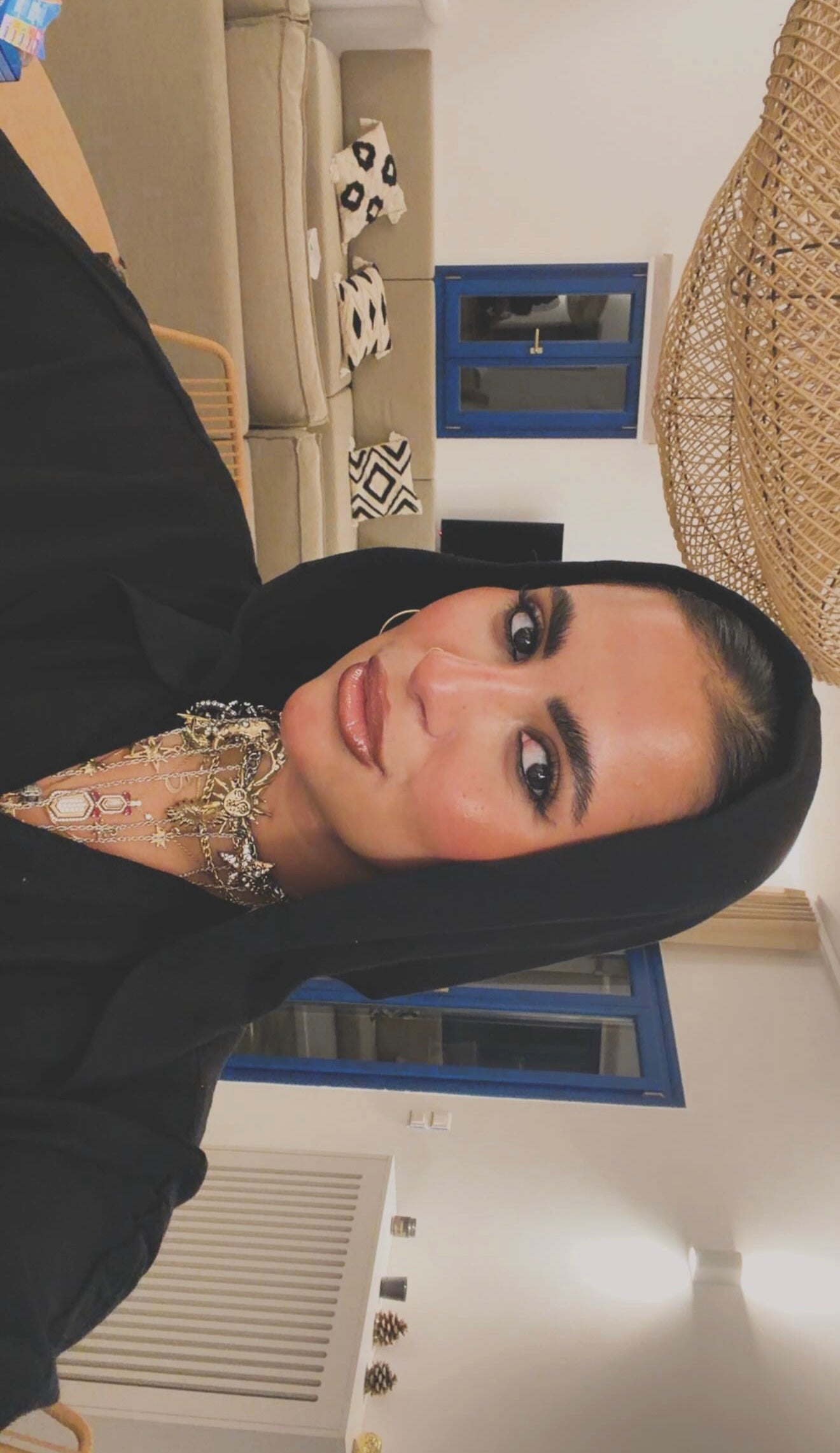 Hooded top