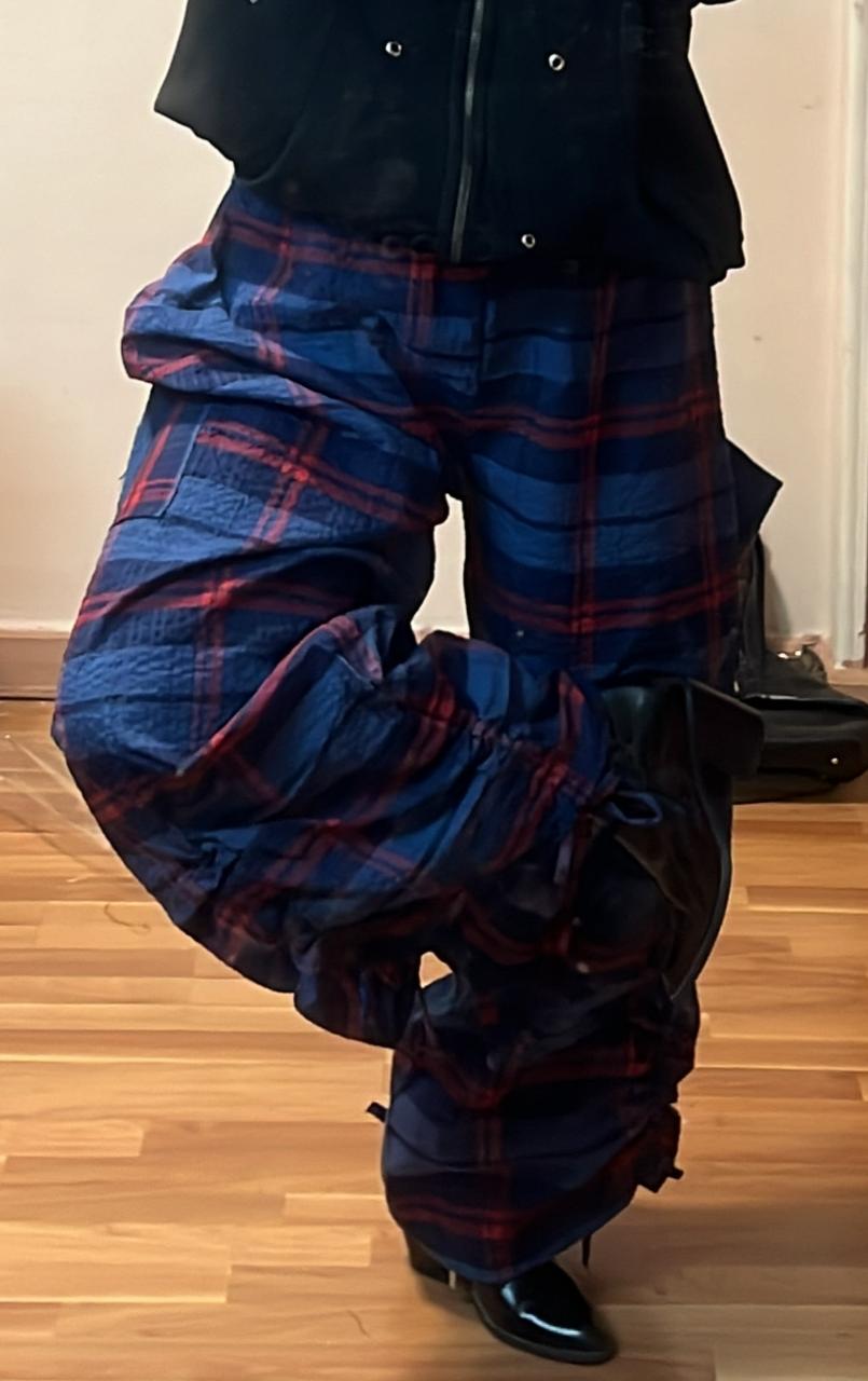Blue Carreaux pants