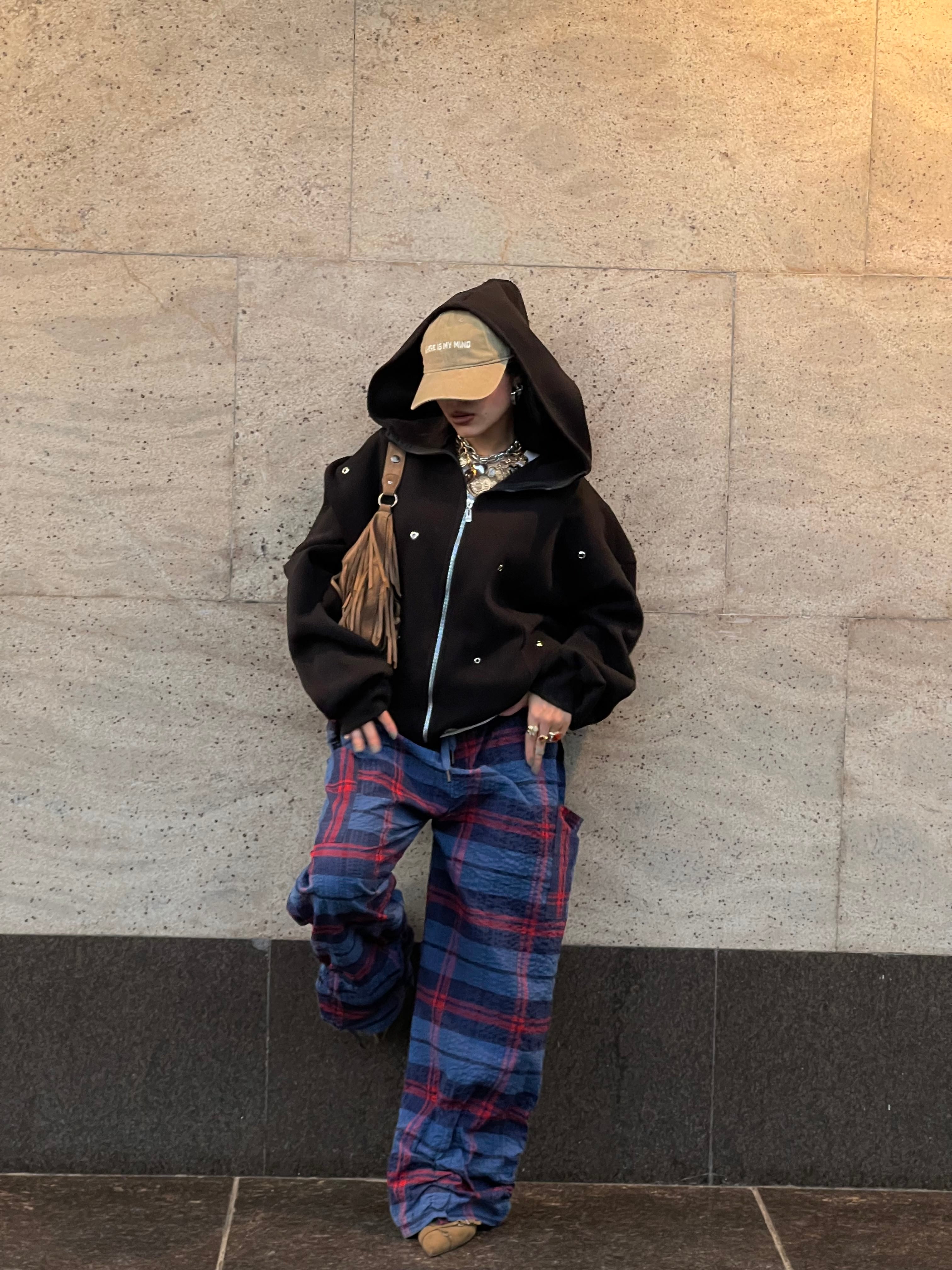 Blue Carreaux pants