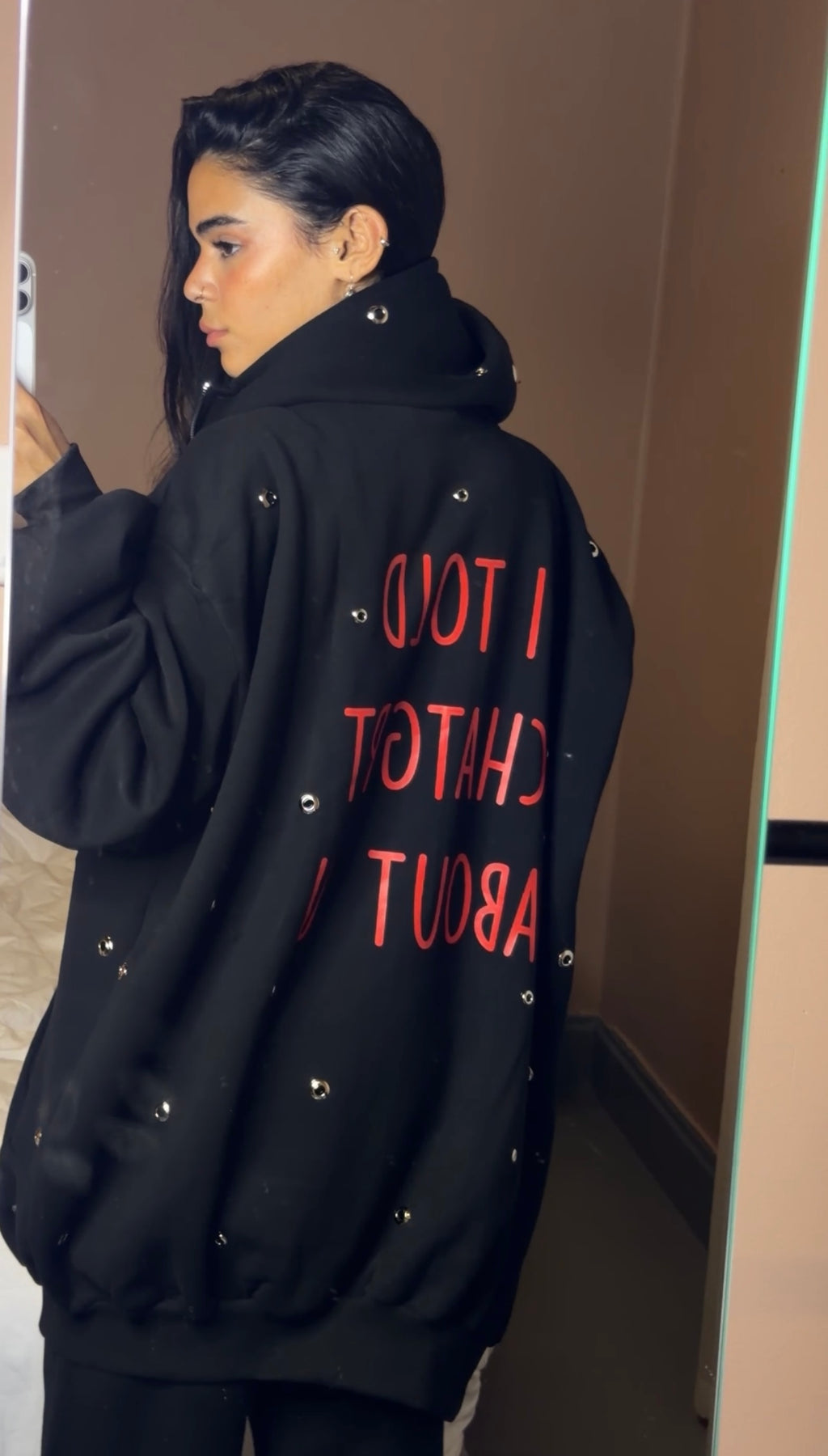 I told chatGPT hoodie
