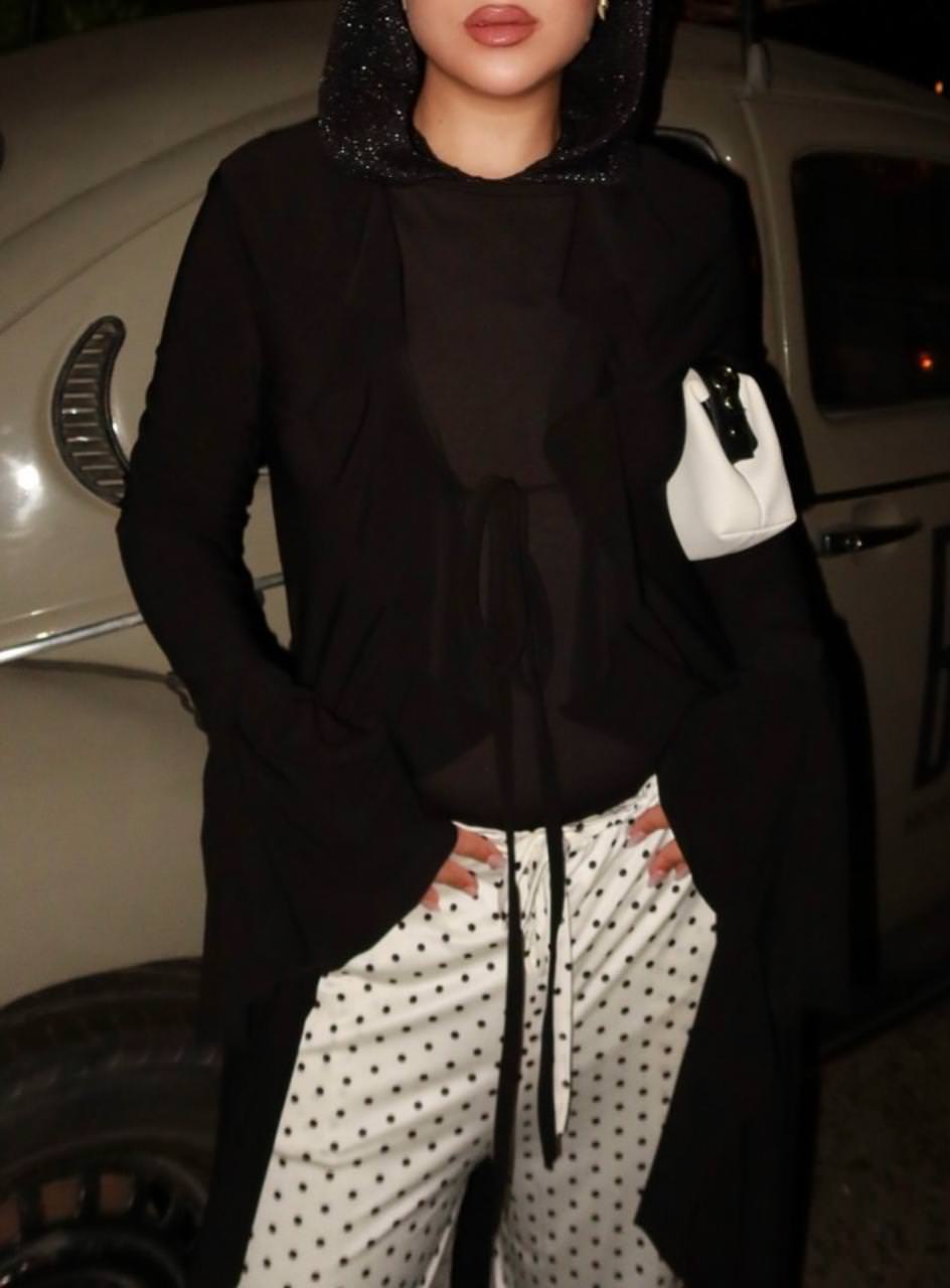 Polka white pants