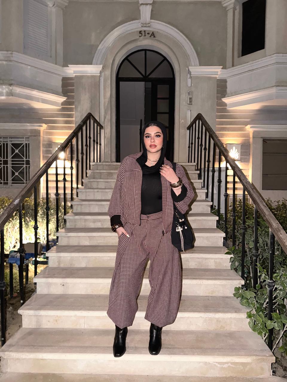 Boxy Checkered Set