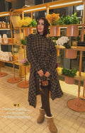 Maxi wraparound shirt