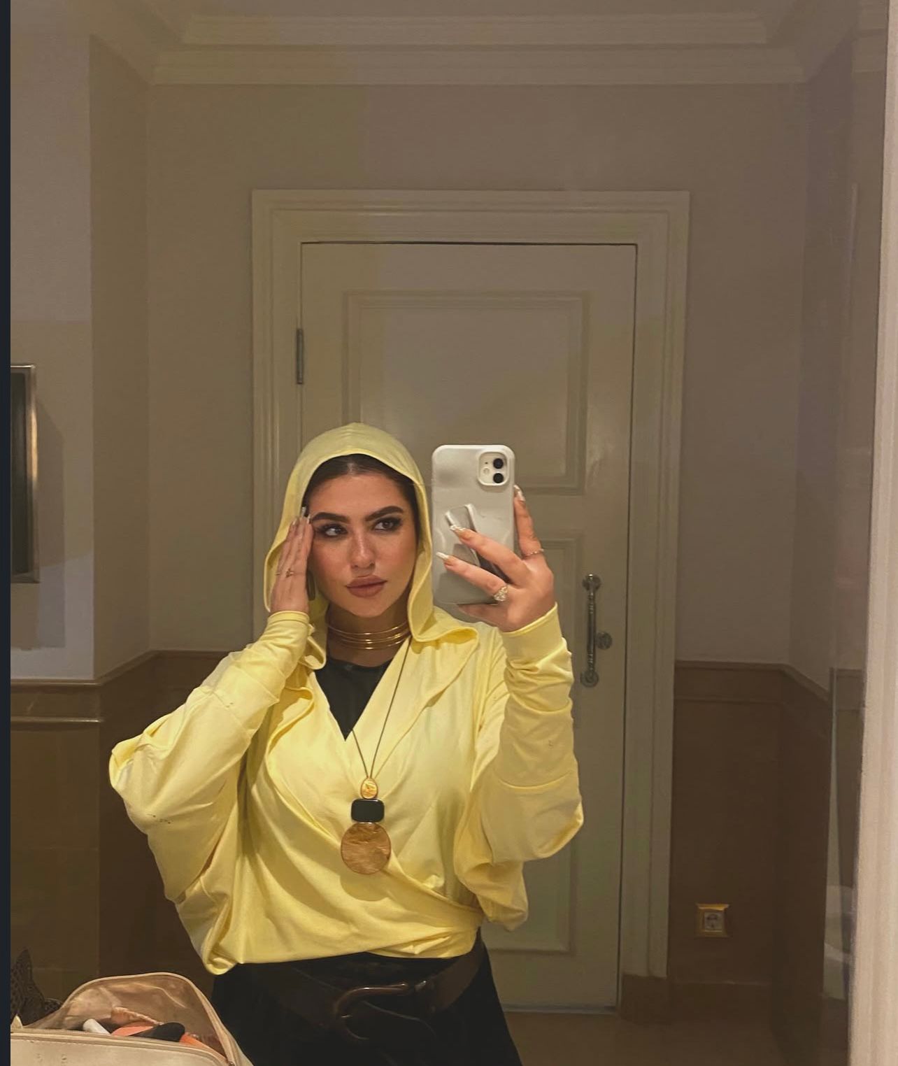 Hooded top
