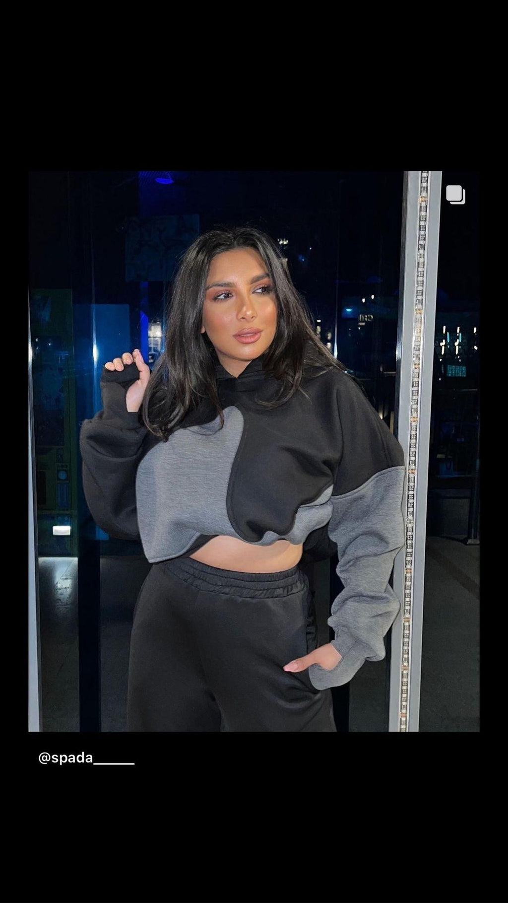 Black&grey hoodie