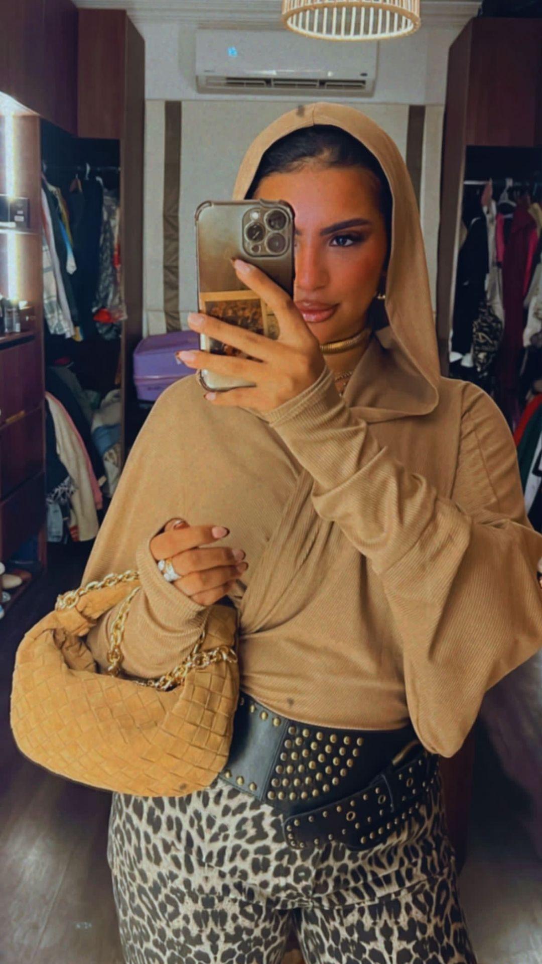 Hooded Striped Ribbed Top