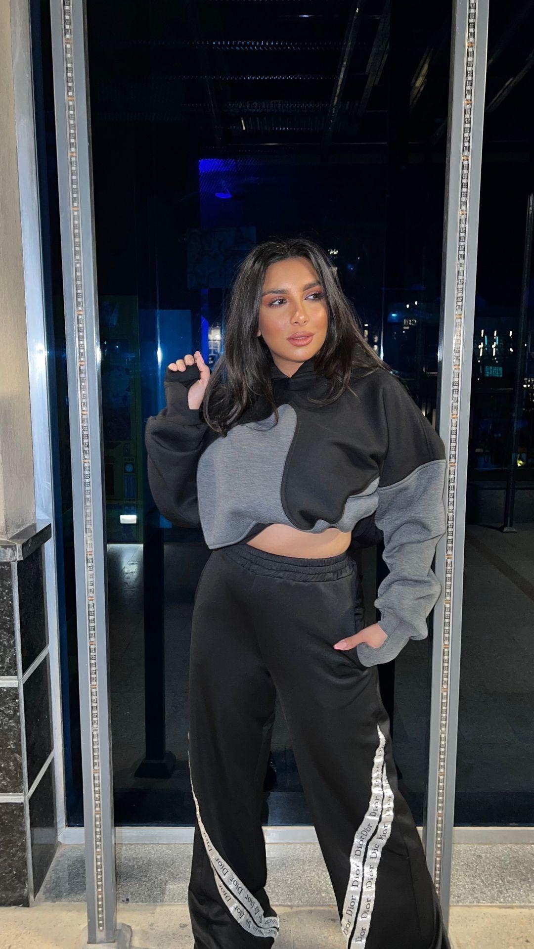 Black&grey hoodie