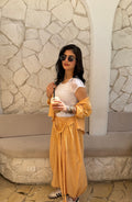 Balloon yellow checkmate pants