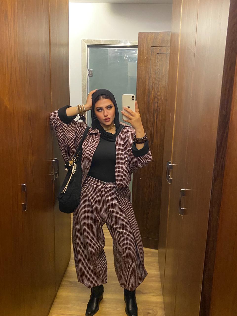 Boxy Checkered Set