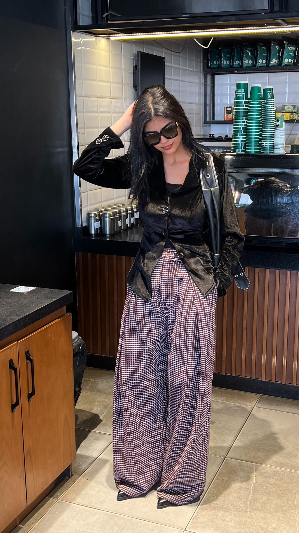 Boxy Checkered Set