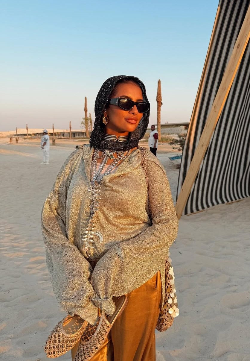Golden glow blouse