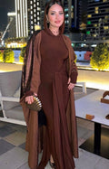 Hooded maxi dress