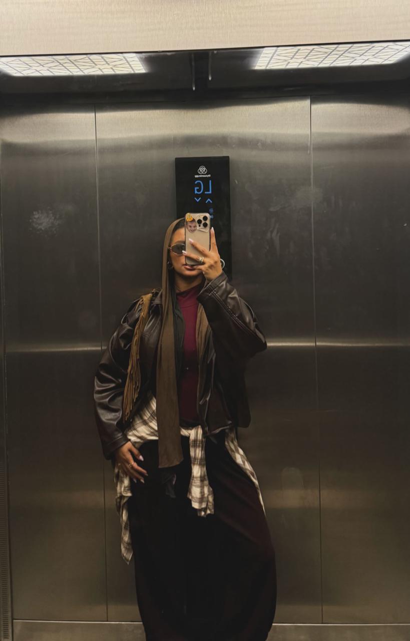 Leathique padded jacket