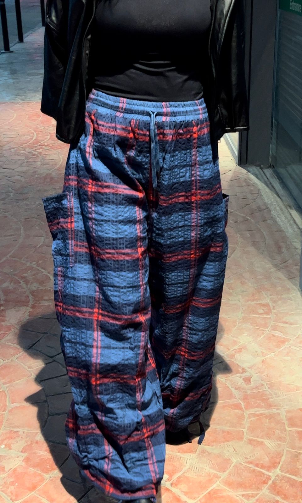 Blue Carreaux pants