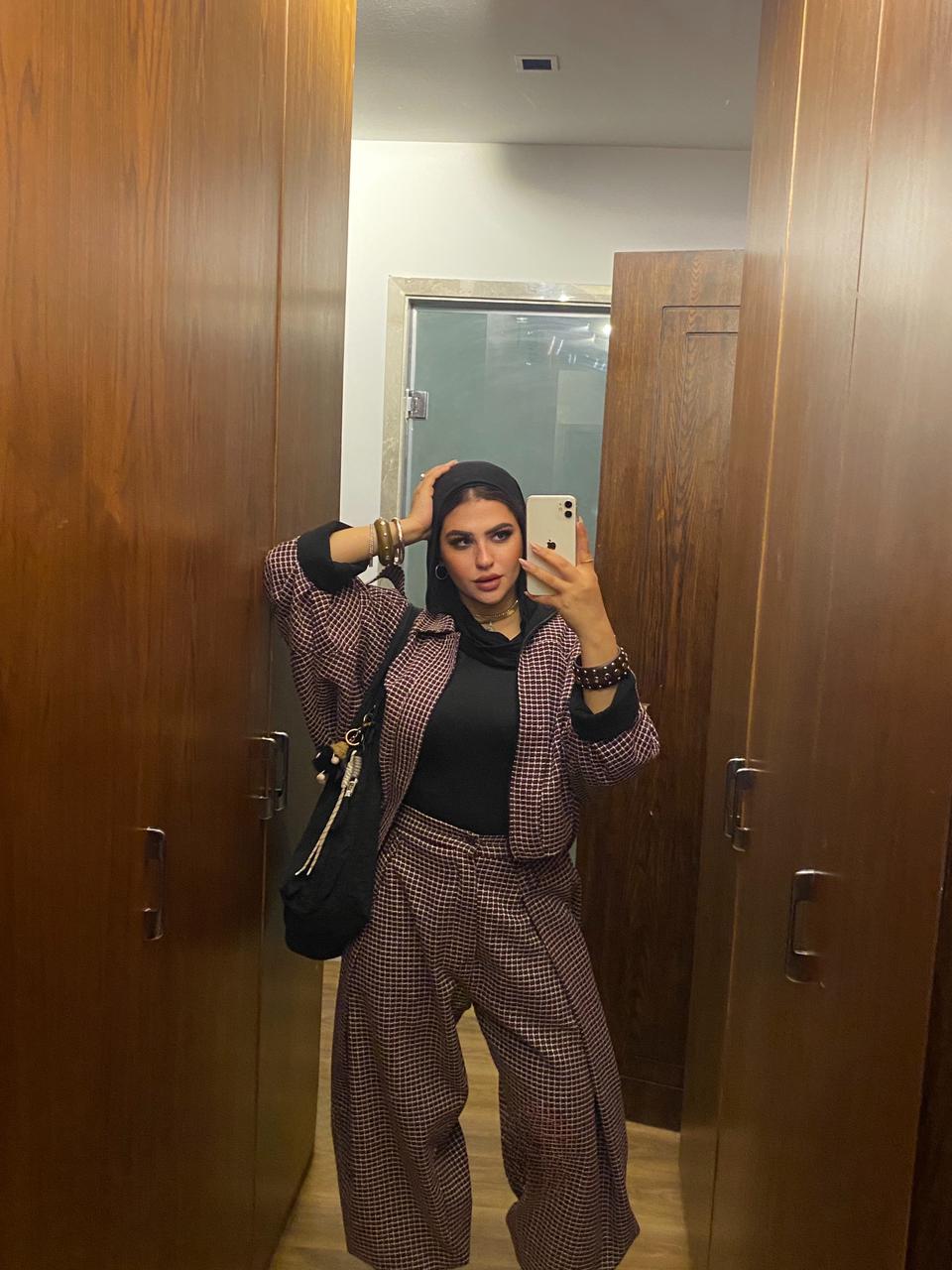Boxy Checkered Set