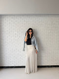 Leen skirt in white