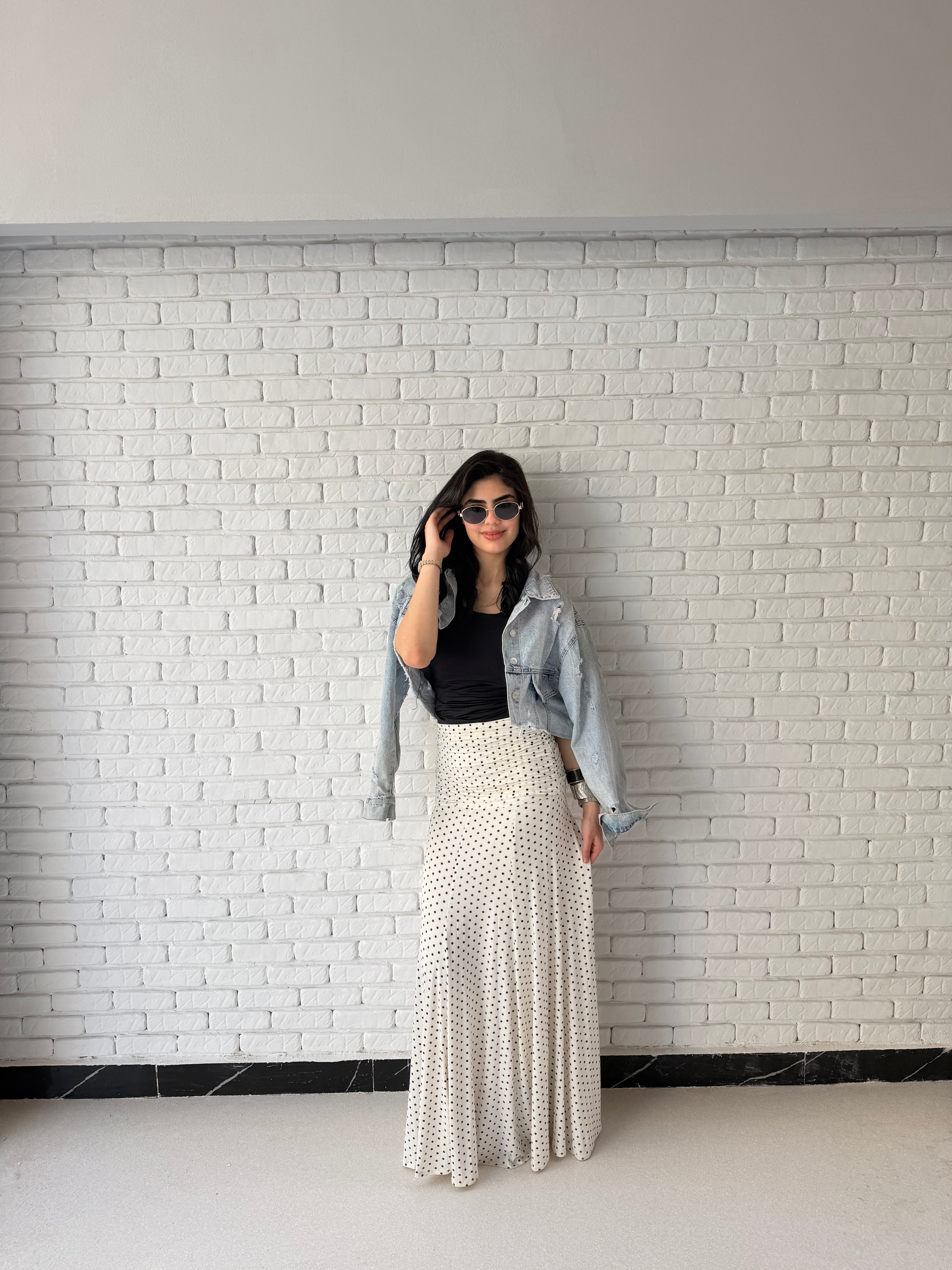 Leen white skirt