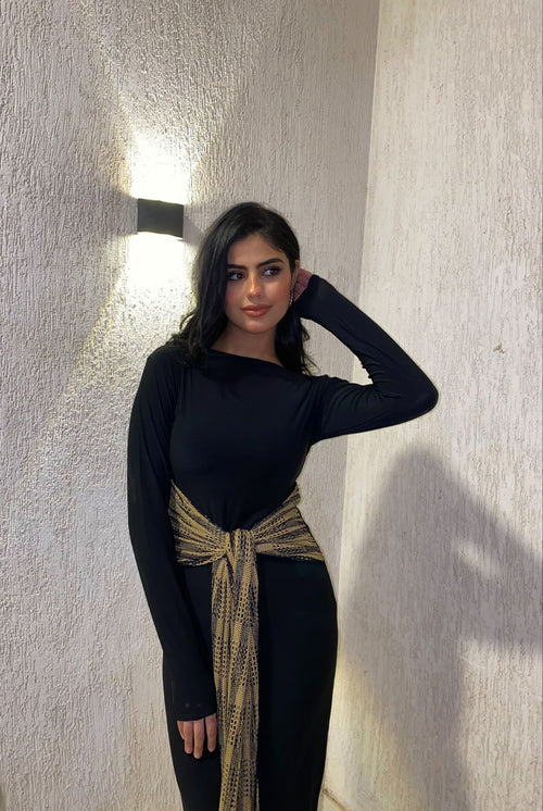 Belted dress