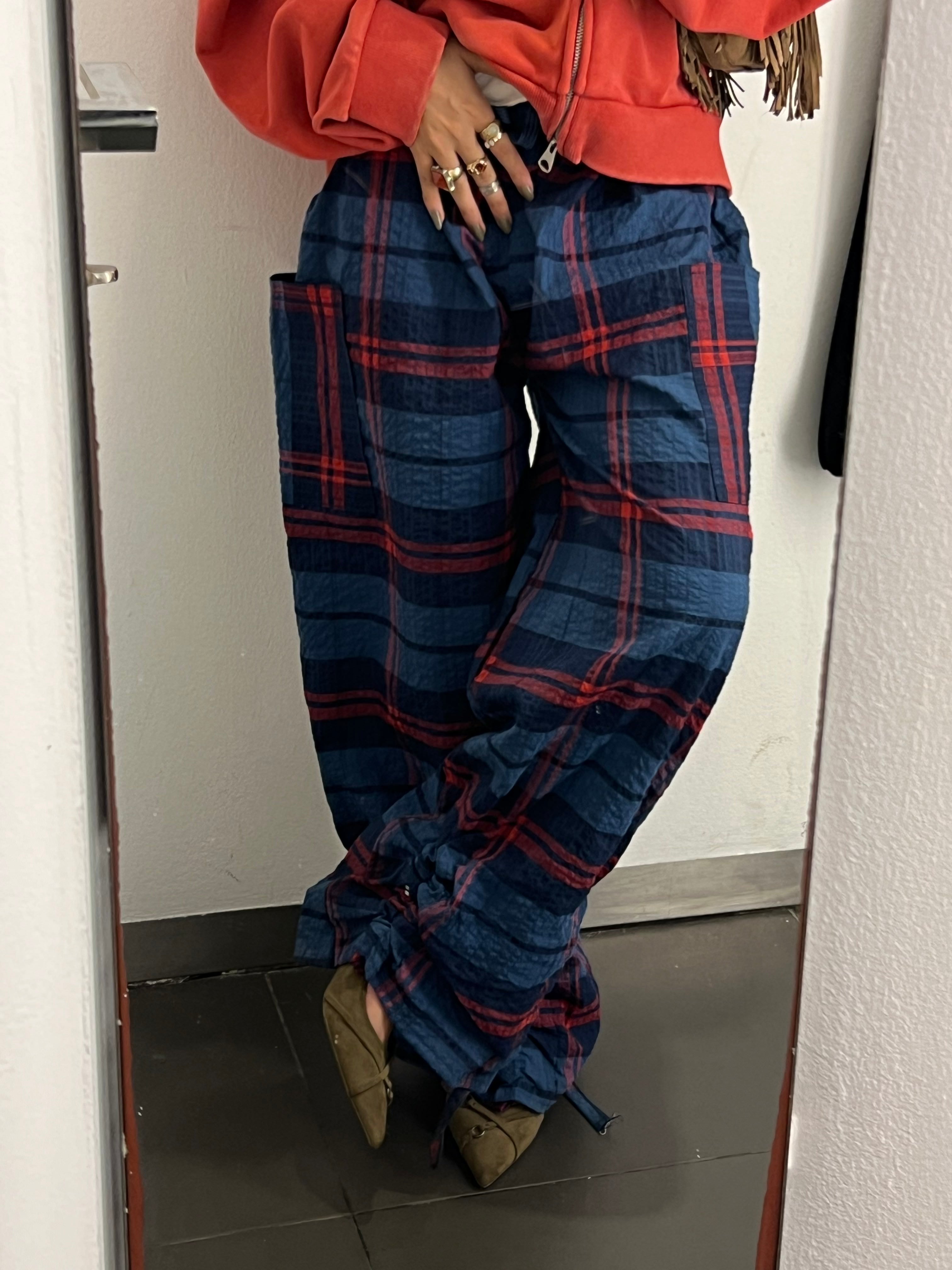 Blue Carreaux pants