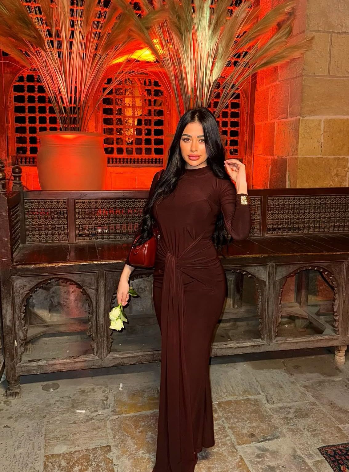 Dark chocolate dress