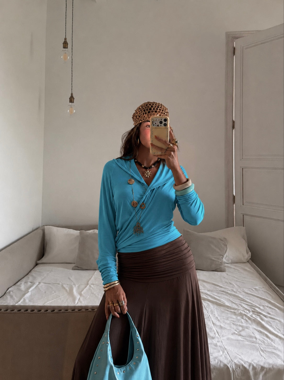 Leen Skirt in Brown