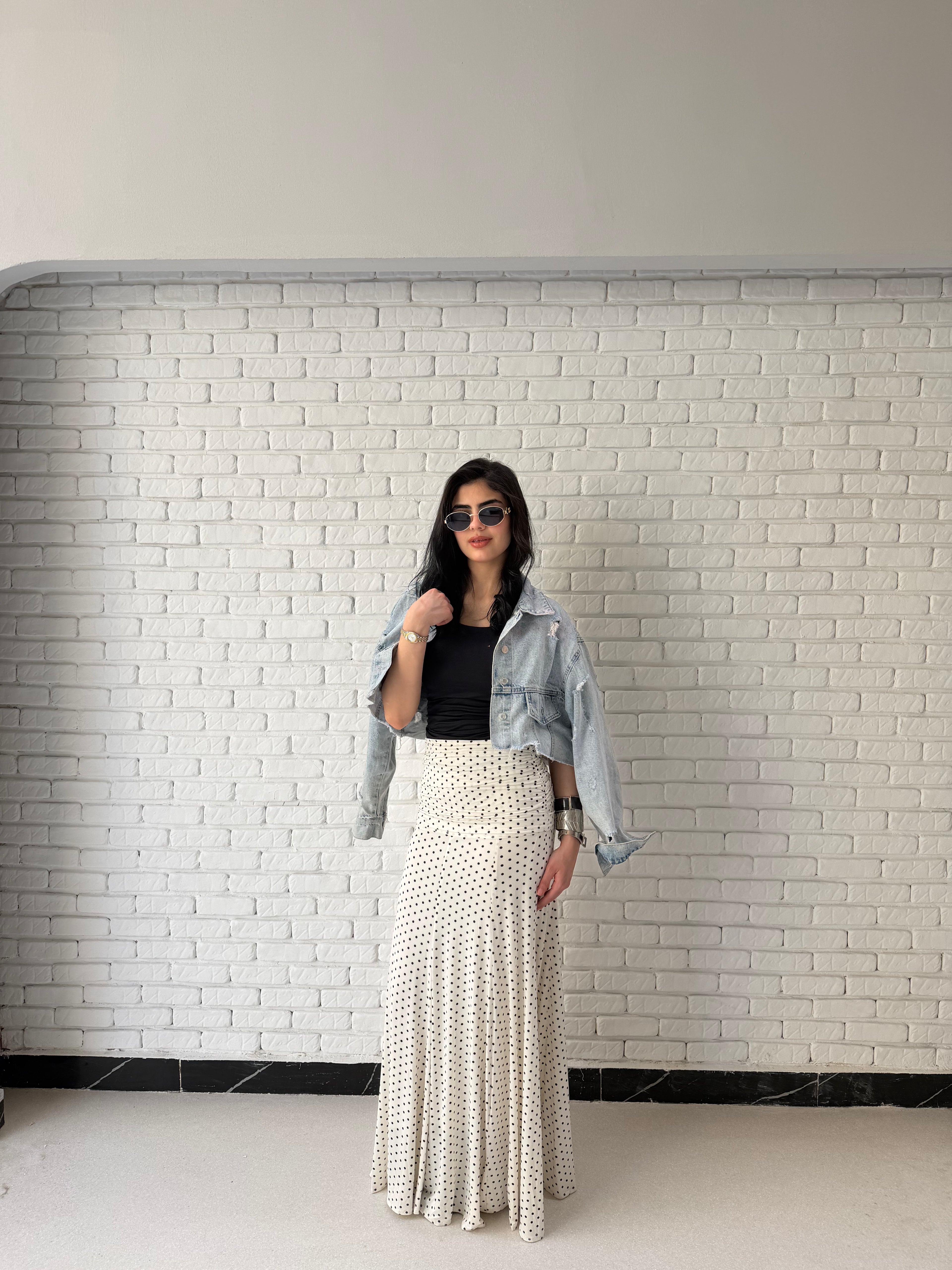 Leen white skirt