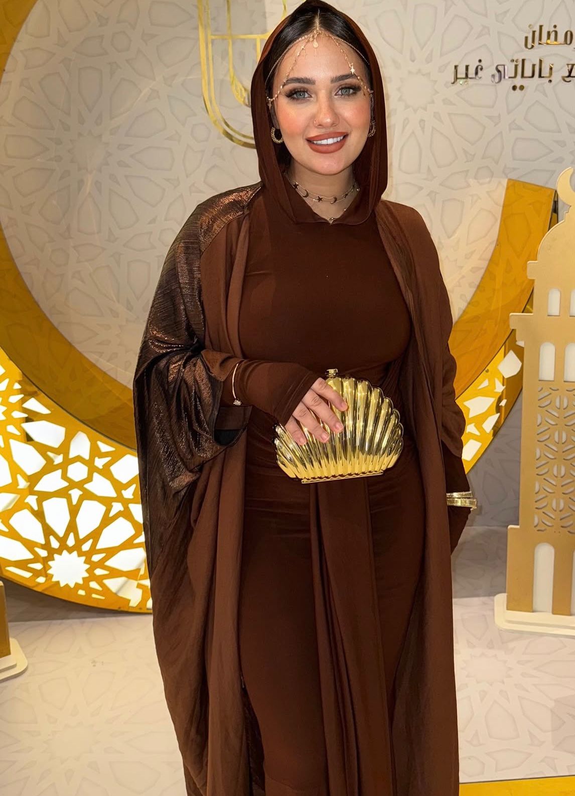 Hooded maxi dress