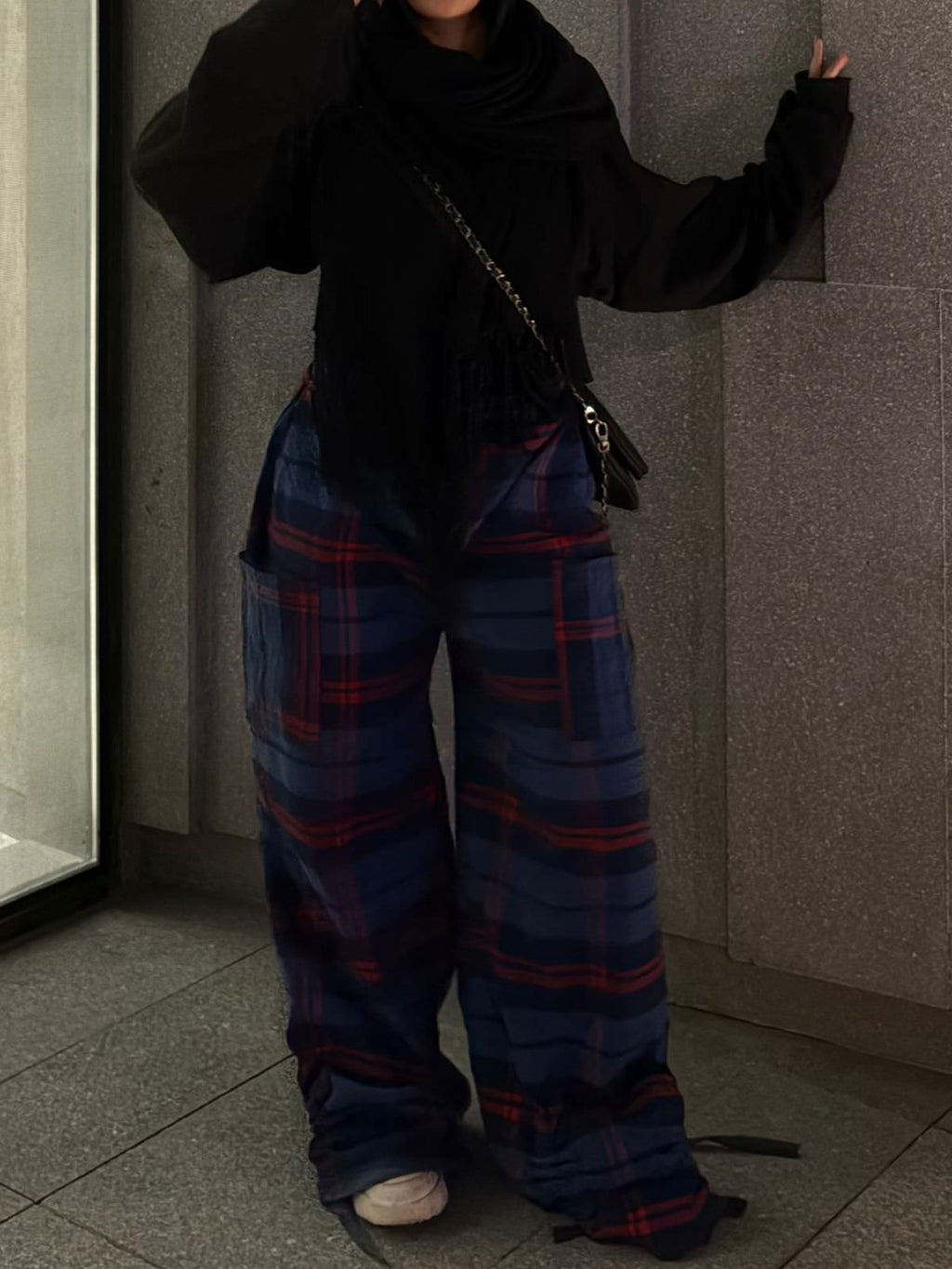 Blue Carreaux pants
