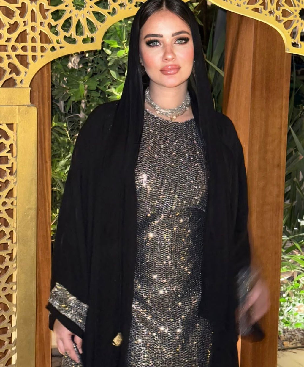 Silver kaftan set