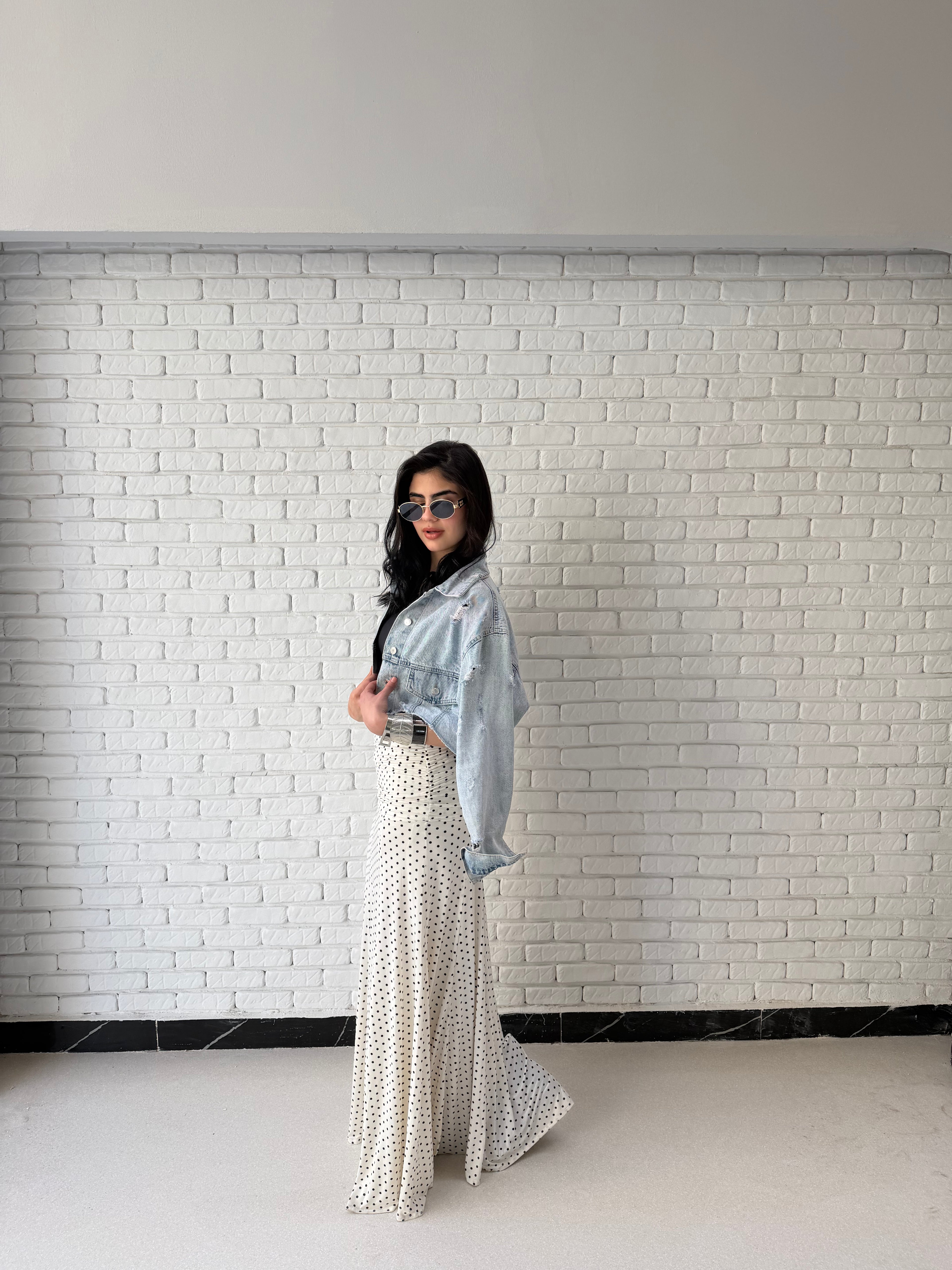 Leen white skirt