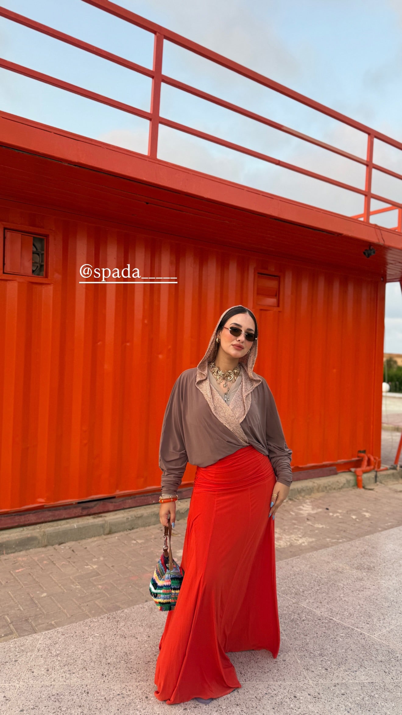Leen Skirt in Orange
