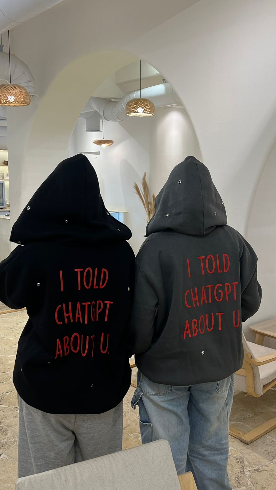 I told chatGPT hoodie