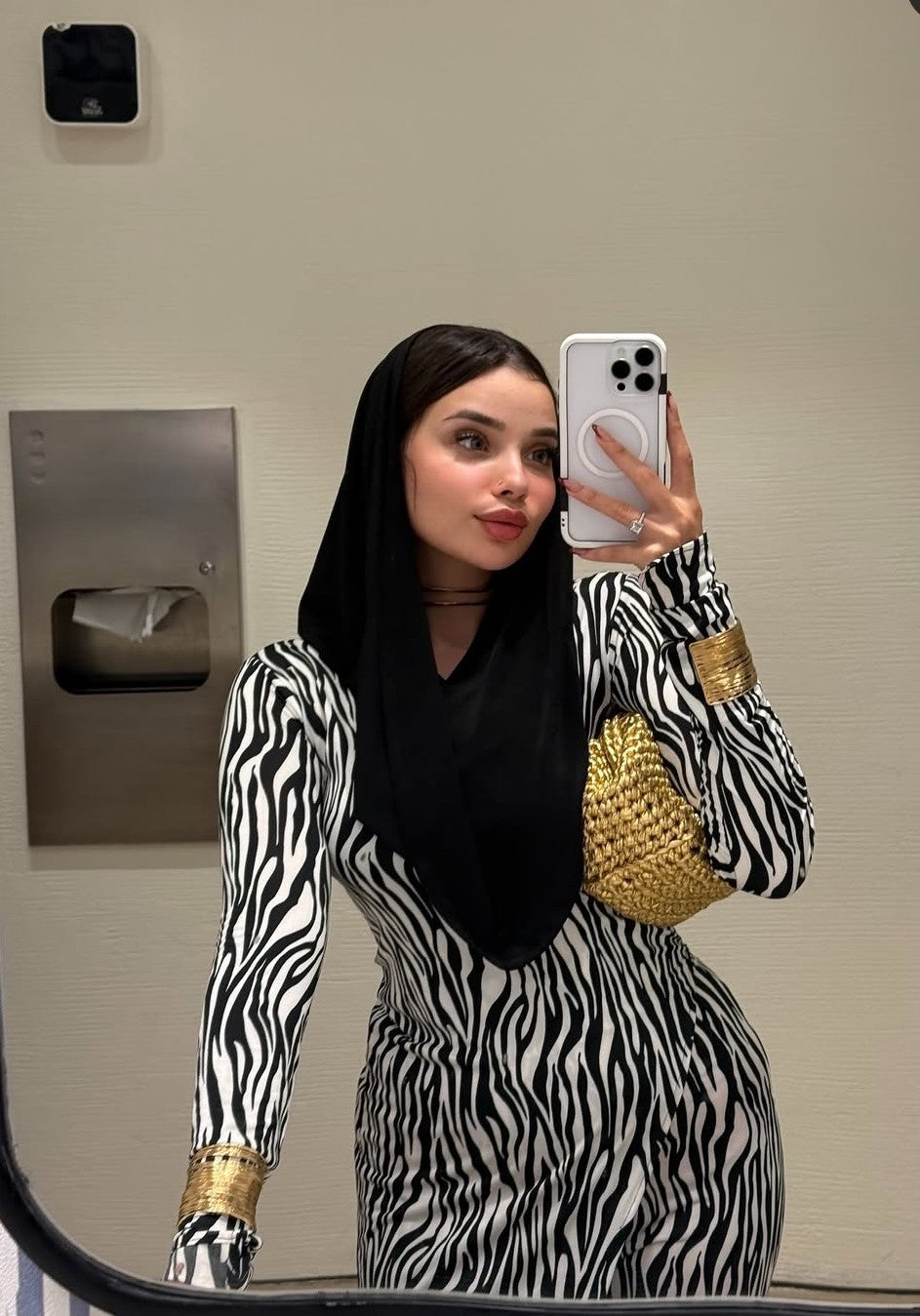 Zebra hooded set