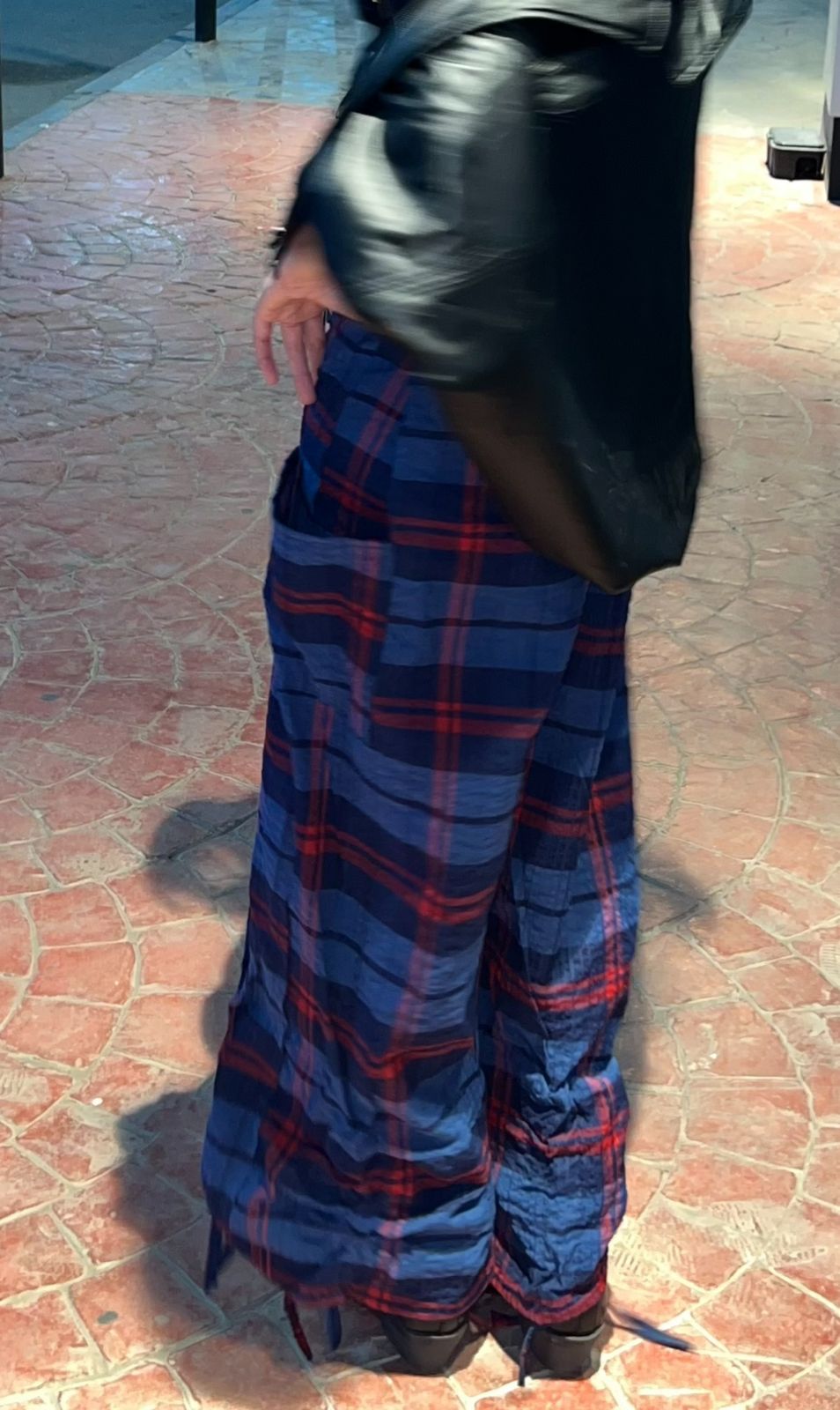 Blue Carreaux pants