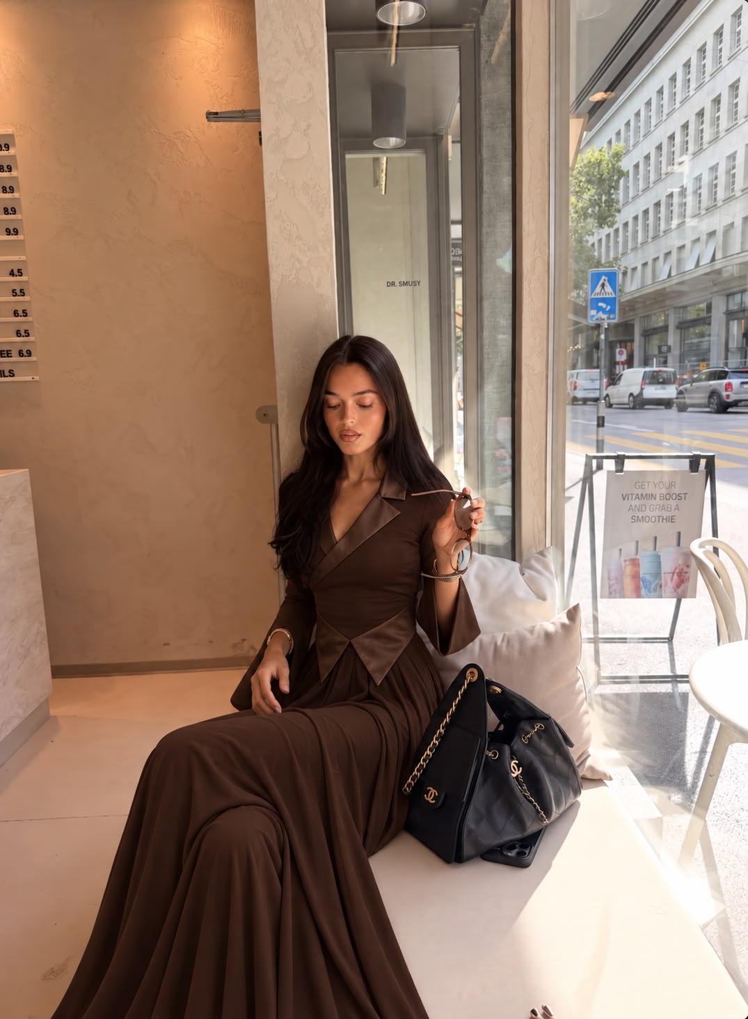 Royal Black Dress